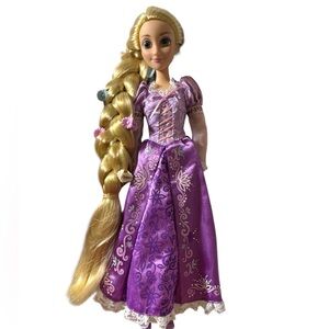 Disney Princess Rapunzel Doll with Purple Dress and Blonde Hair